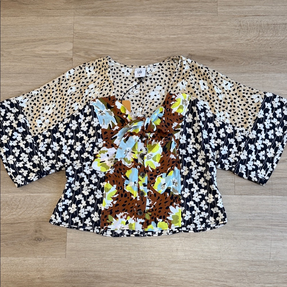 CAbi Multicolor Patterned Blouse NWT - image 1